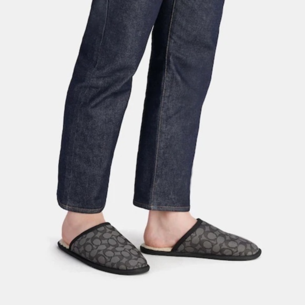 BRAND NEW Coach Men’s Slipper In Signature Jacquard Size 8 - Picture 5 of 5